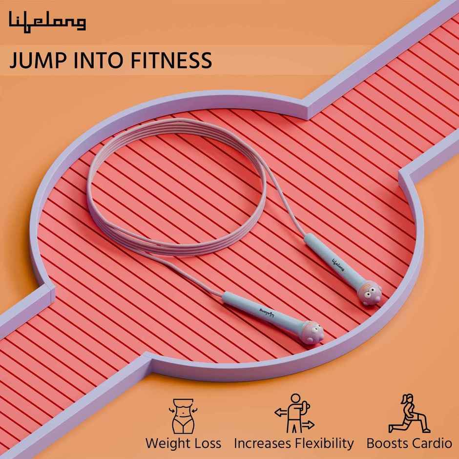 Lifelong Skipping Rope 290cm for Workout | Blue