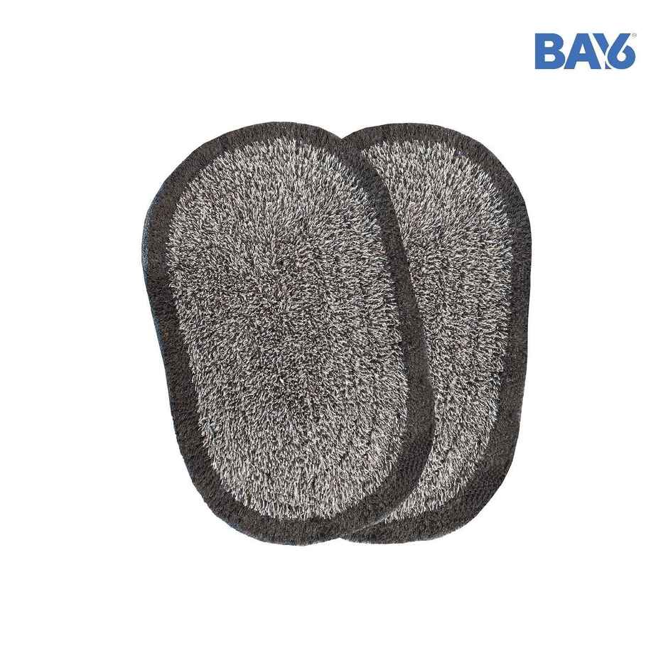 BAY6 Bae Oval Cotton Doormat Set | 40 x 60 cm - Brown