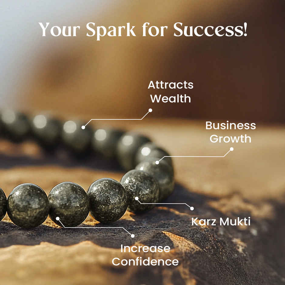 Raw Pyrite Bracelet | Astrotalk
