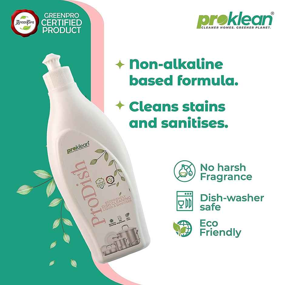 Proklean Prodish Dishwash Liquid and Sanitiser
