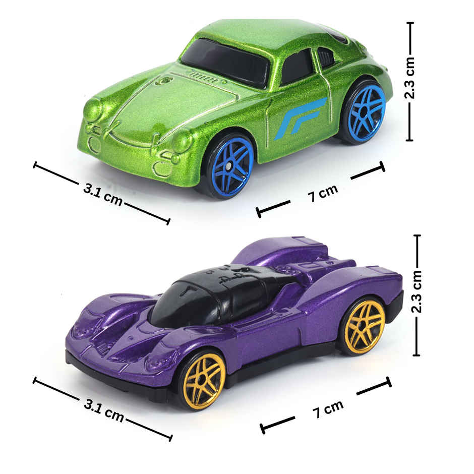 Race N Roll 1:64 Metal Die Cast Car - Hw.po356 | Pack of 2