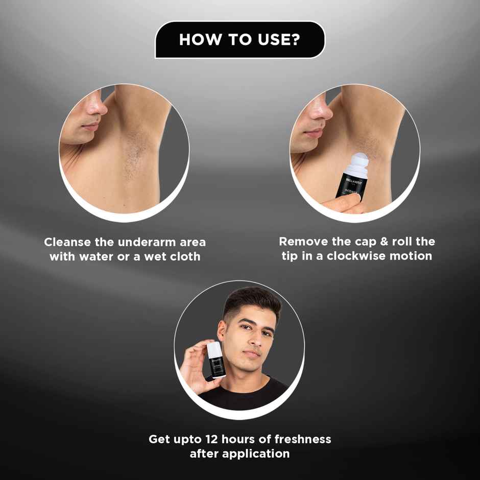 Bella Vita Intense Roll-On Deodrant For Men