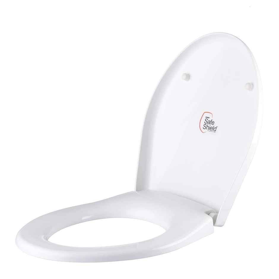 Kohler Brive Toilet Seat With Oval Shaped Seat & Quiet-close Seat Lid, High Gloss Finish, White