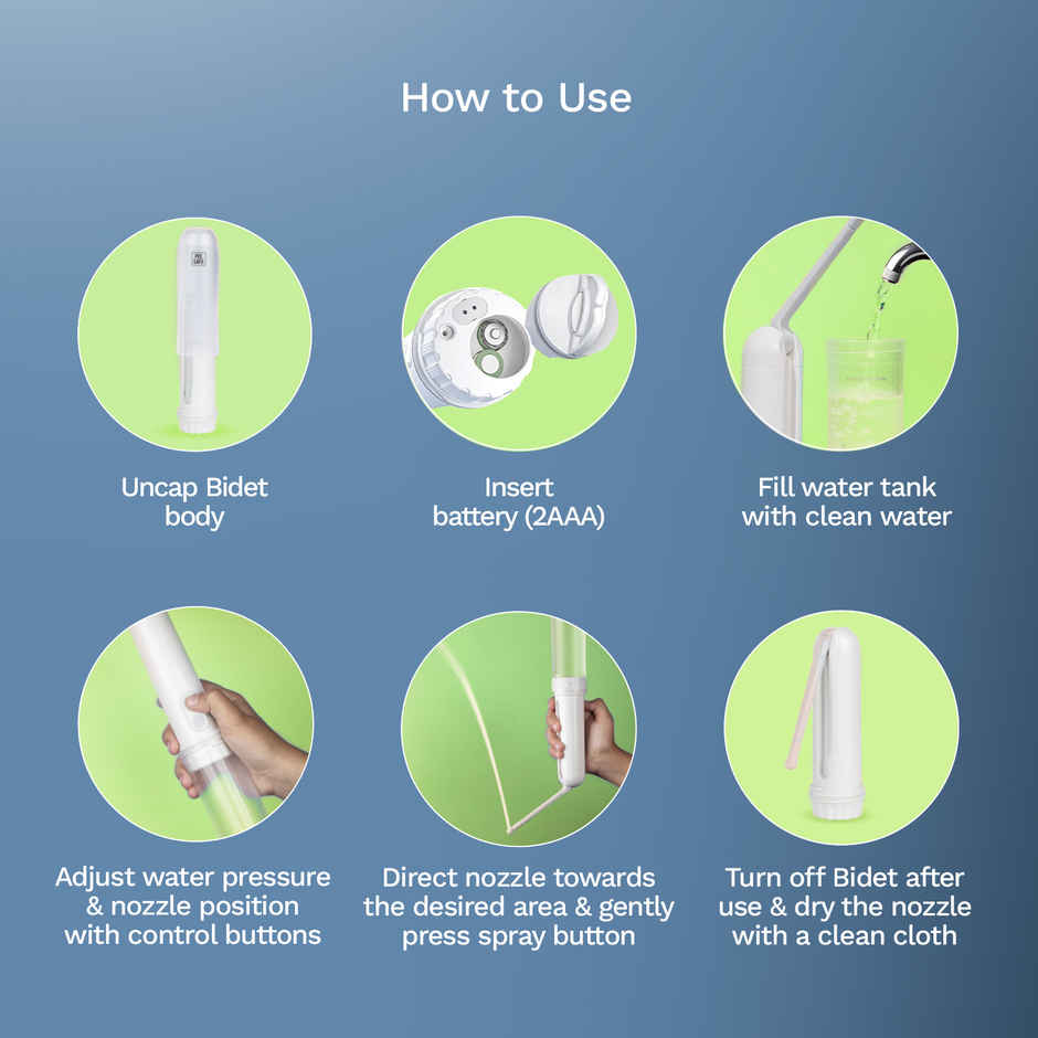 Pee Safe Portable Jet Spray | Convenient, Travel-Friendly & Easy to Carry
