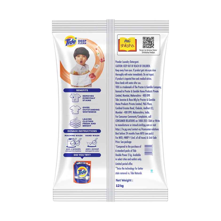 Tide Plus Jasmine & Rose Detergent Powder