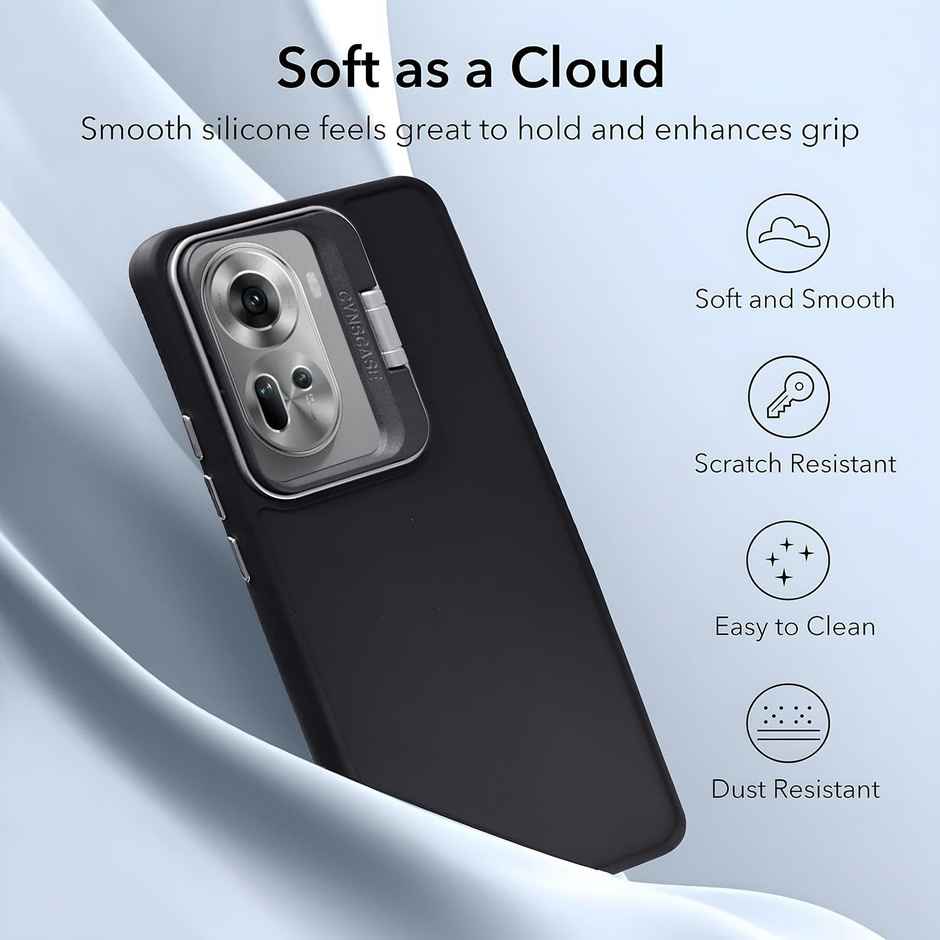 Artistque Case for Oppo Reno 11 5g Back Cover - Camera Stand