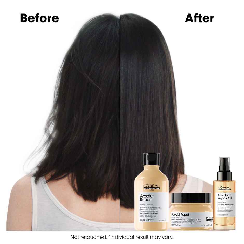 L'Oréal Professionnel Absolut Repair 10-in-1 Multi-Benefit Hair Serum For Dry And Damaged Hair