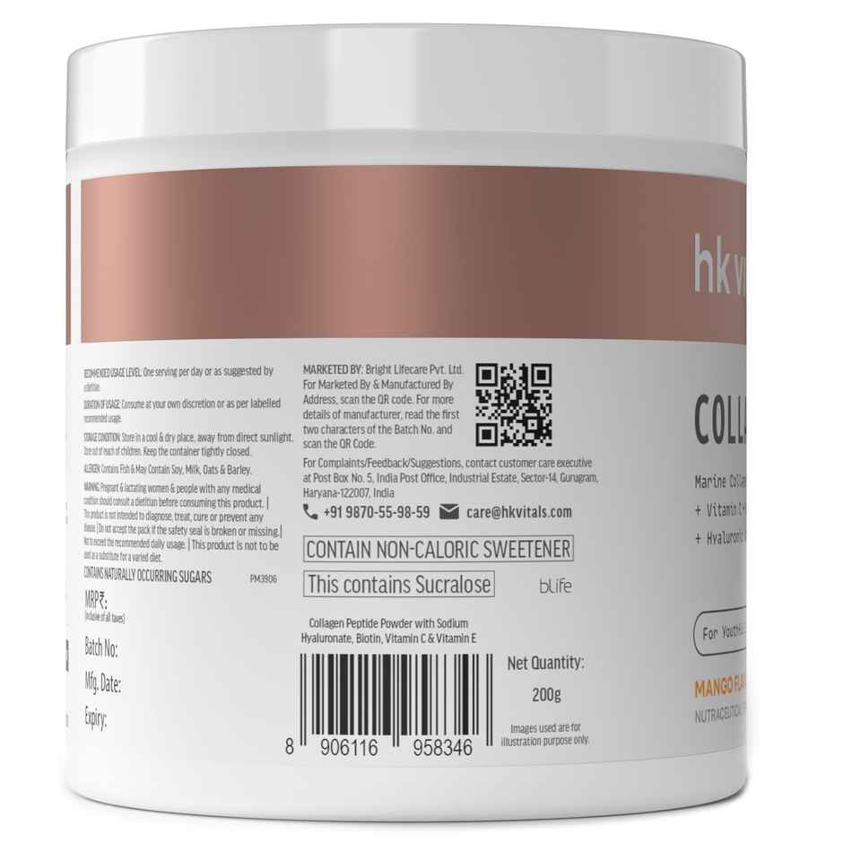 hk vitals Marine Collagen Supplements Mango 200g