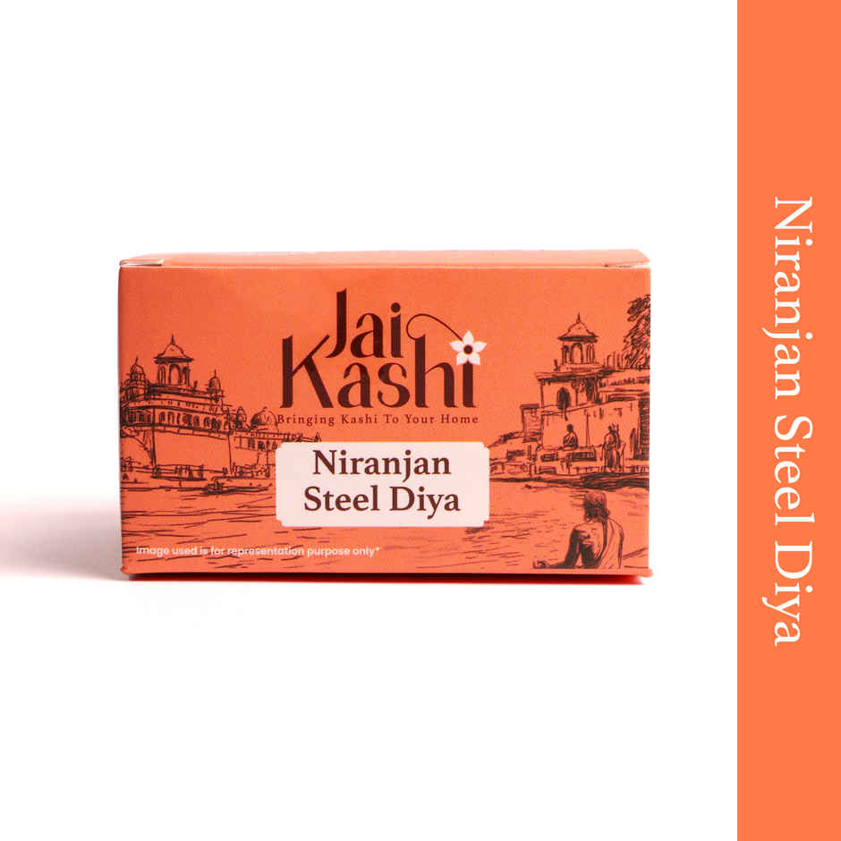 Niranjan Steel Diya | Steel | Diya-Pooja | Jai Kashi
