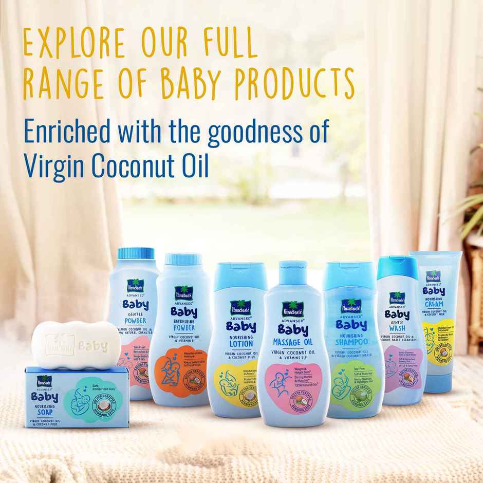 Parachute Advansed Coconut Baby Cream | Zero irritation, 24hr moisture