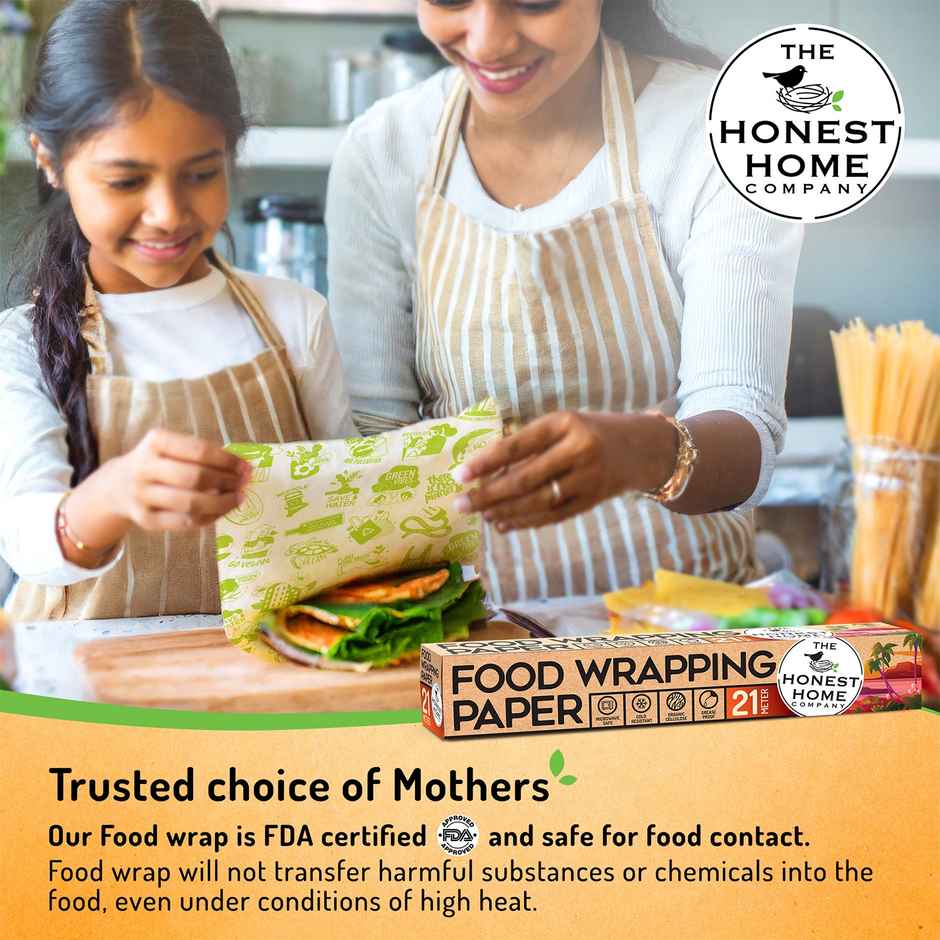 The Honest Home Company Food Wrapping Paper | 21 Meter