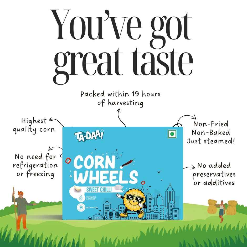 Tadaa Sweetcorn Marinated Cob Sweet Chilli