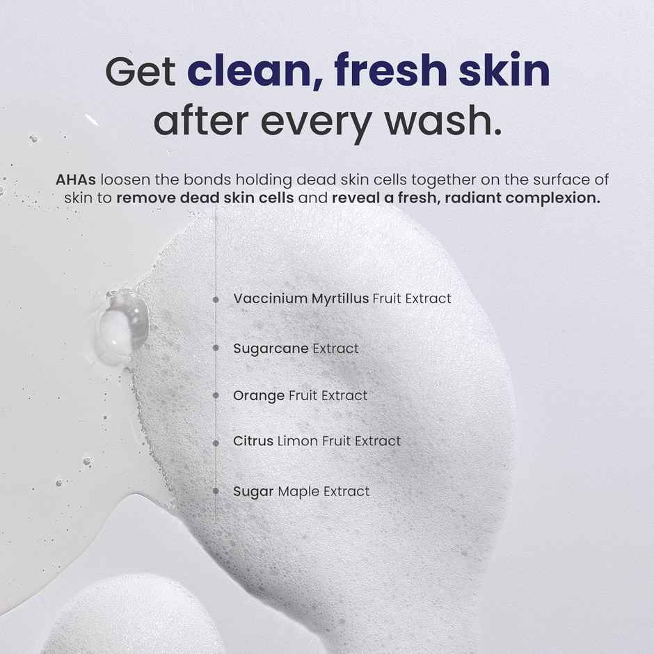Re'Equil Fruit Aha Face Wash For Hyperpigmentation & Skin Brightening