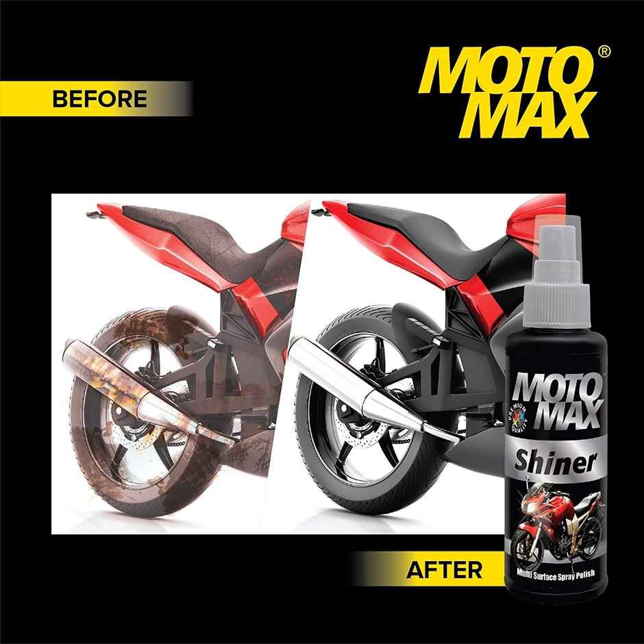 Motomax Shiner Multi surface Spray Polish 100 ml
