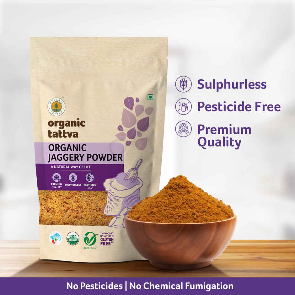 Organic Tattva Jaggery Powder Pouch
