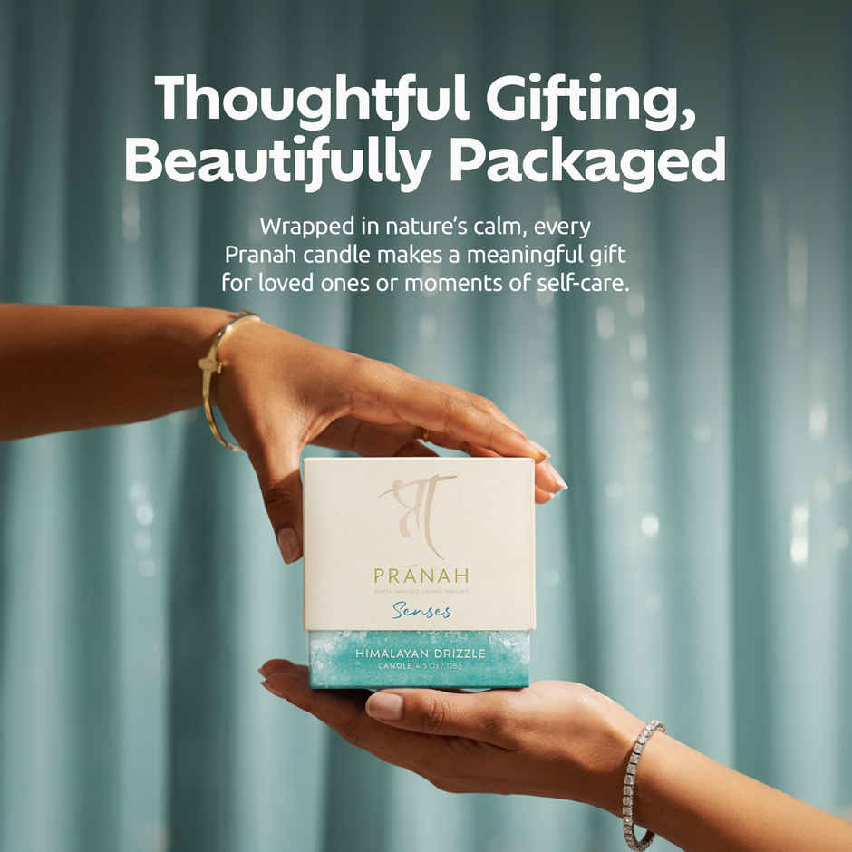 Pranah Senses | Himalayan Drizzle | Scented Candle