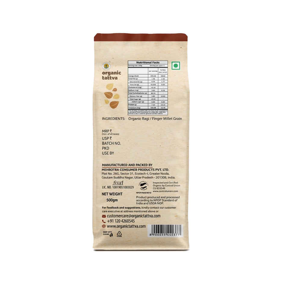 Organic Tattva Ragi Atta Combo