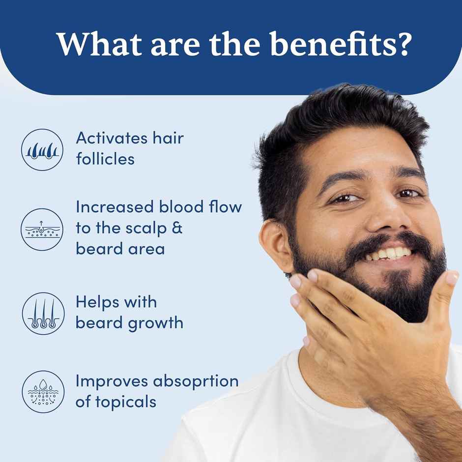 Man Matters 0.5mm Derma Roller + Free Disinfectant