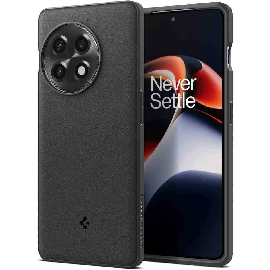 Spigen Essential Sand Blast Back Cover Case Compatible with OnePlus 11R 5G (TPU | Matte Black)