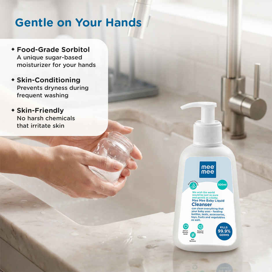 Mee Mee Anti-Bacterial Baby Liquid Cleanser Bottle