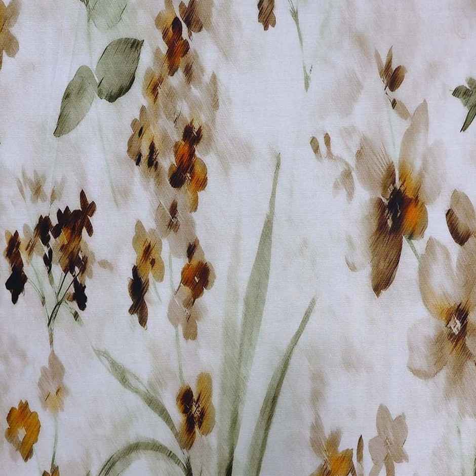 Bombay Dyeing Blooming Muse 144 TC 100% Cotton Brown Super King Size Bedsheet with 2 Pillow Covers