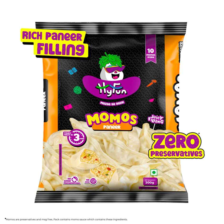 HyFun Paneer Momos, Ready to cook | Frozen