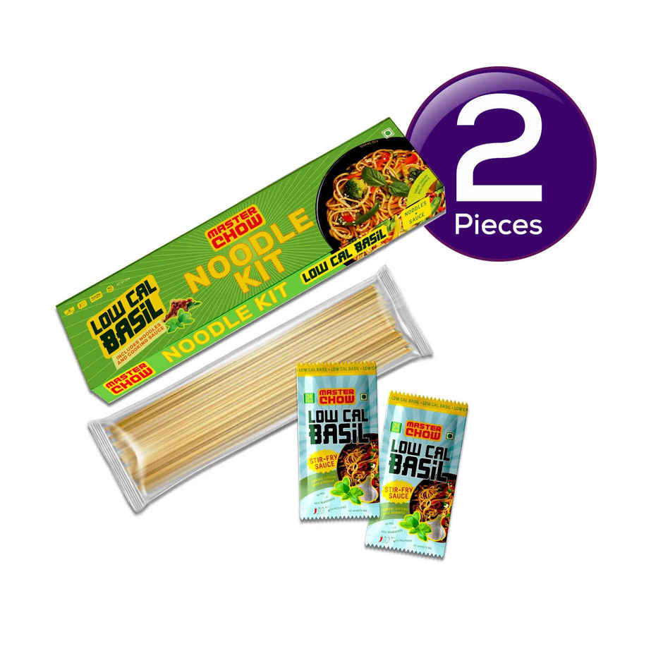 MasterChow Low Cal Basil Noodle Kit Cooking Sauce Noodles Combo