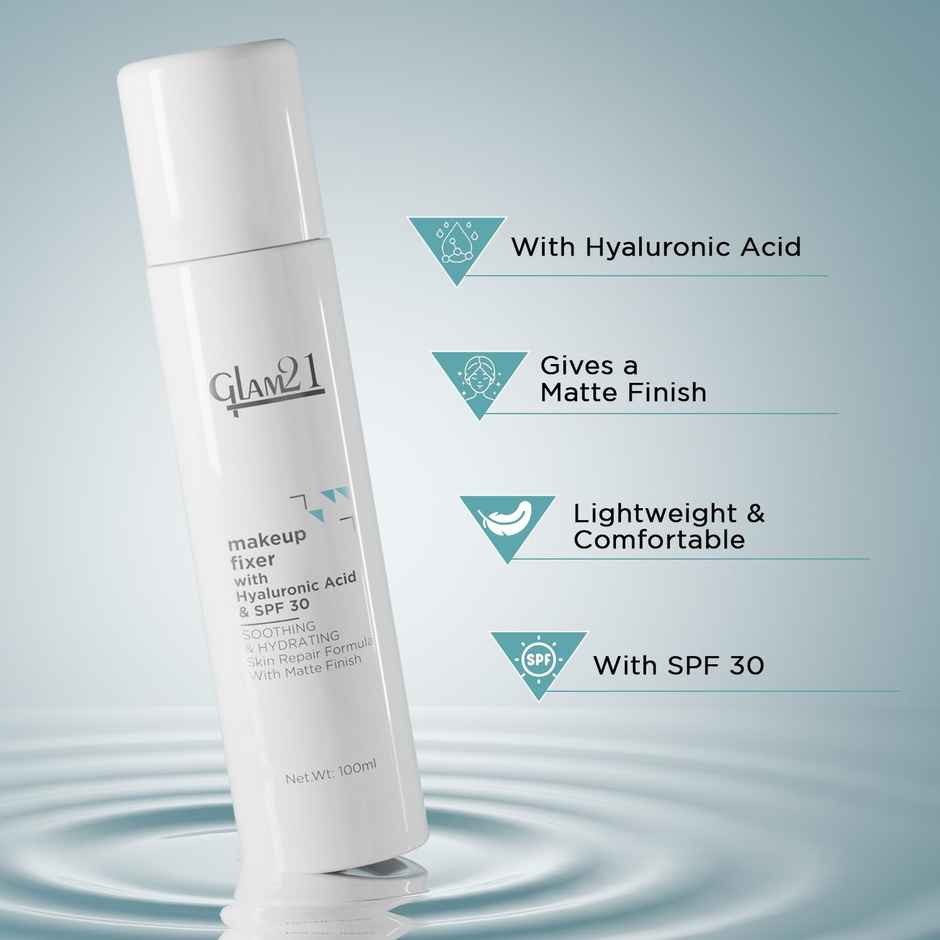Glam21 Make-Up Fixer Spray - Keeps Makeup Intact With A Sparkly Texture | Long-Lasting