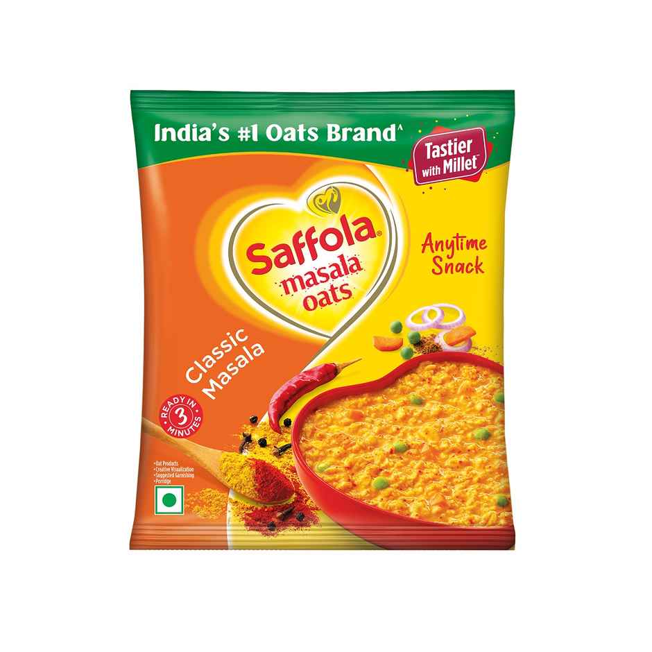 Saffola Masala Oats Variety Pack With Classic Masala & Spicy Mexicana Tasty | Evening SnacK Combo