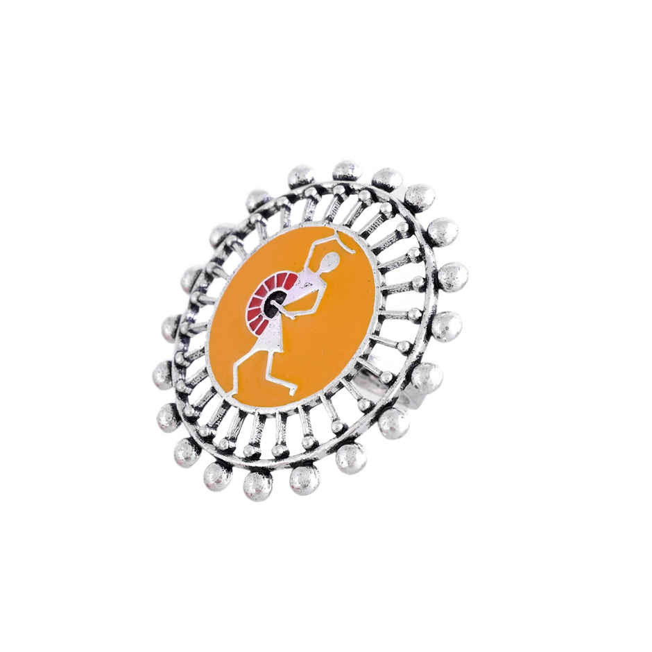 Voylla Warli Dholida Ring