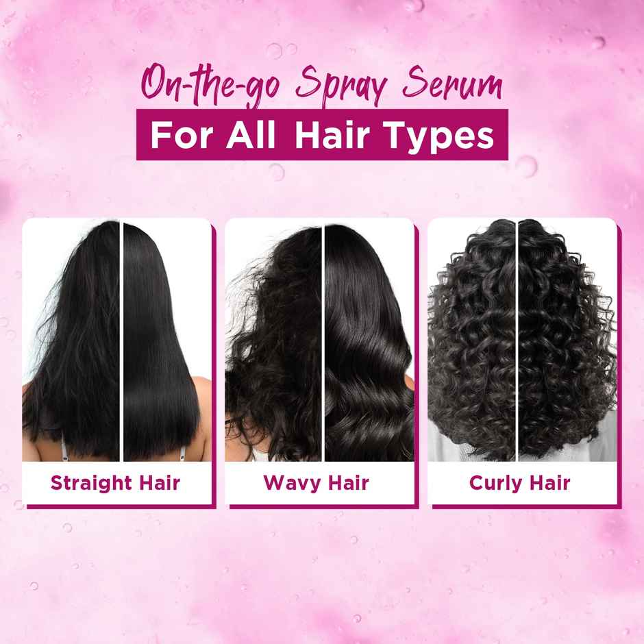 Livon Shake & Spray Serum for on-the-go hair | Provides instant shine & frizz control