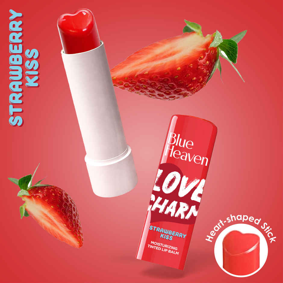 Blue Heaven Love Charm Tinted Lip Balm with SPF | Strawberry