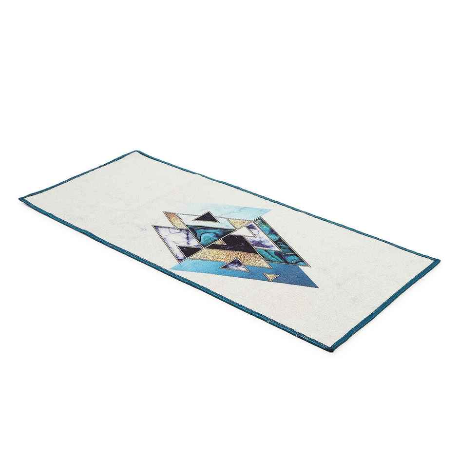 Status New Digital Floor Runner | 56 x 140 cm | Geometric | Beige