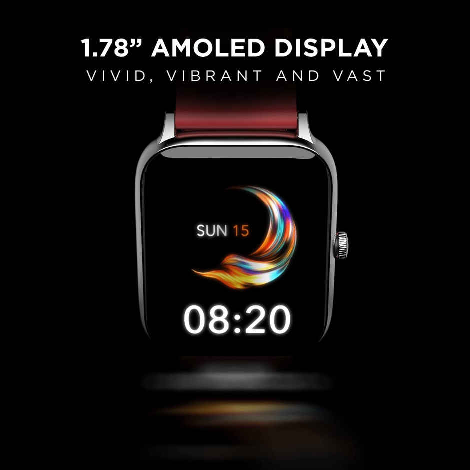 boAt Xtend Pro 1.78" AMOLED Display with Fast Charge - Raging Red