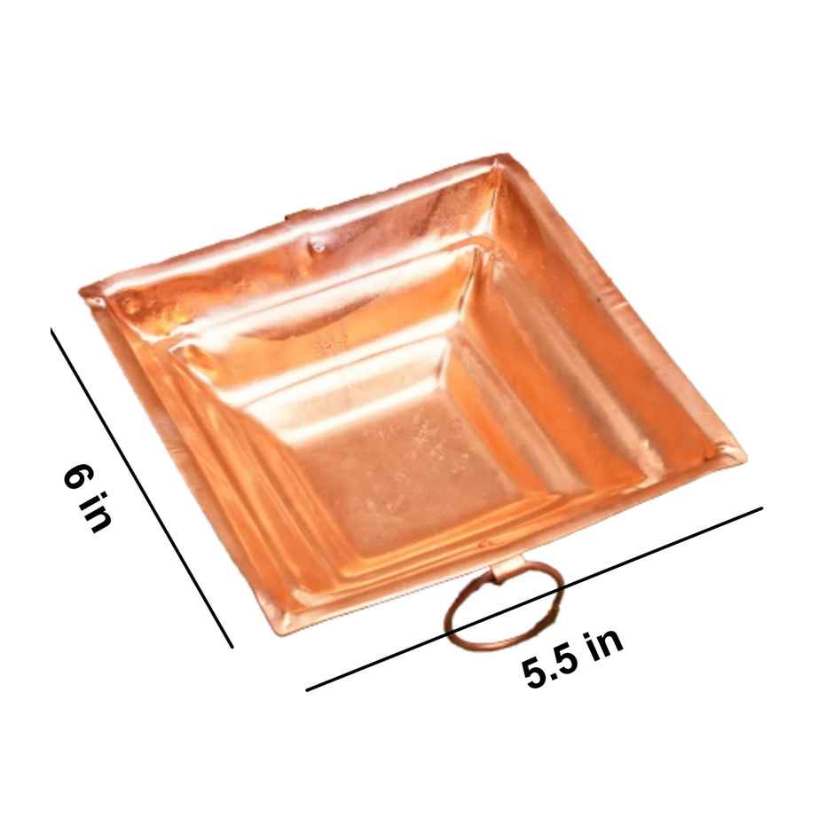 Copper Hawan Kund | 5.5 - 6 inch | ServDharm