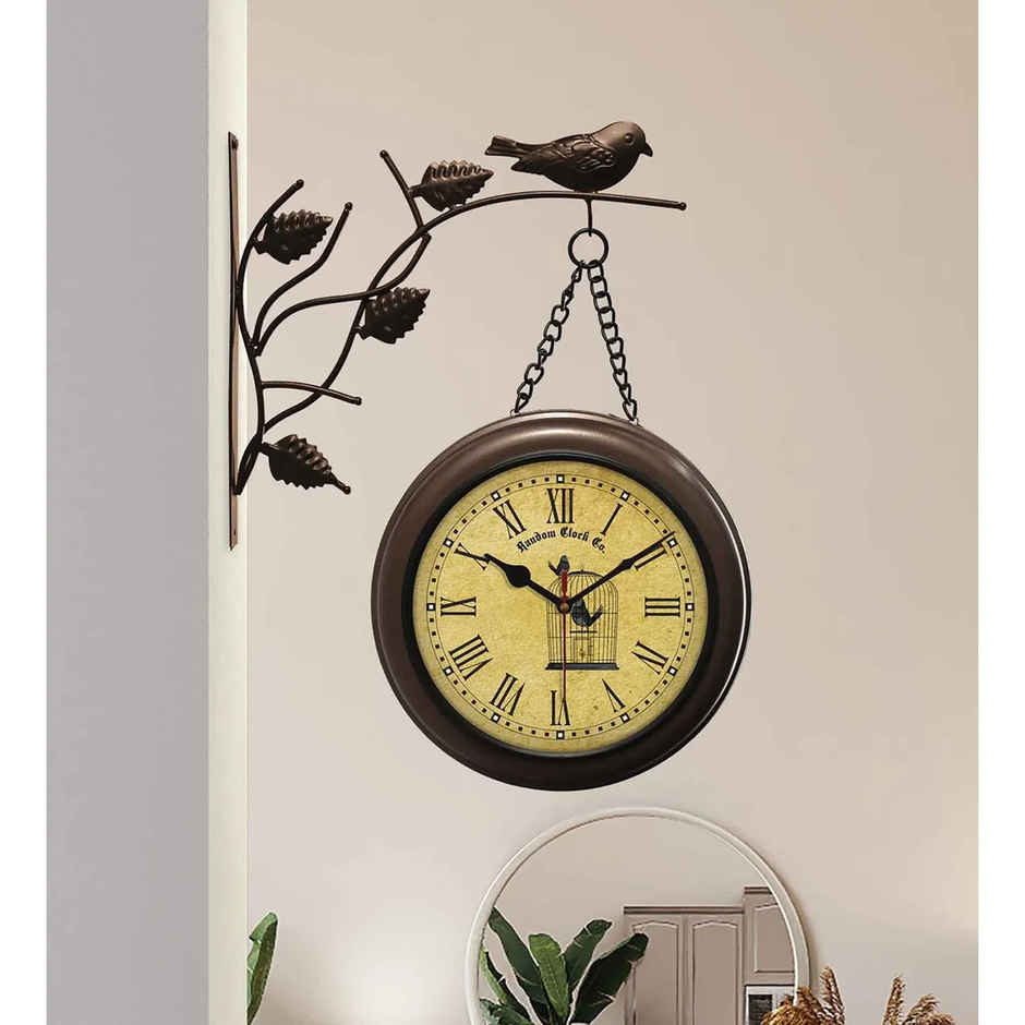 Casacraft by Pepperfry Classic Multicolour Plastic Station Wall Clock