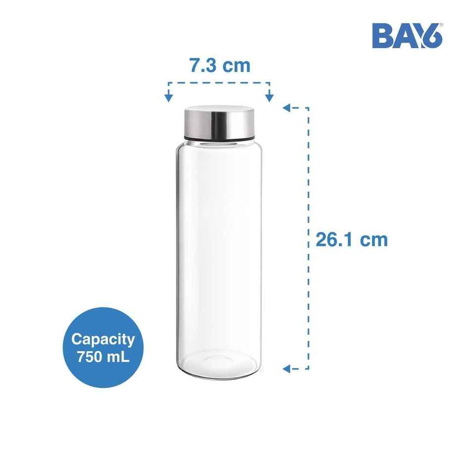 BAY6 Borosilicate Glass Bottle 750 ml