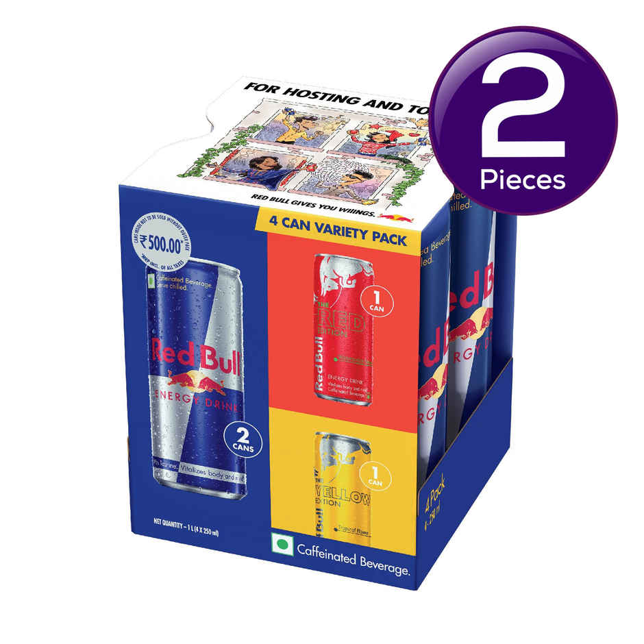 Red Bull Assorted Flavoured Energy Drink Combo