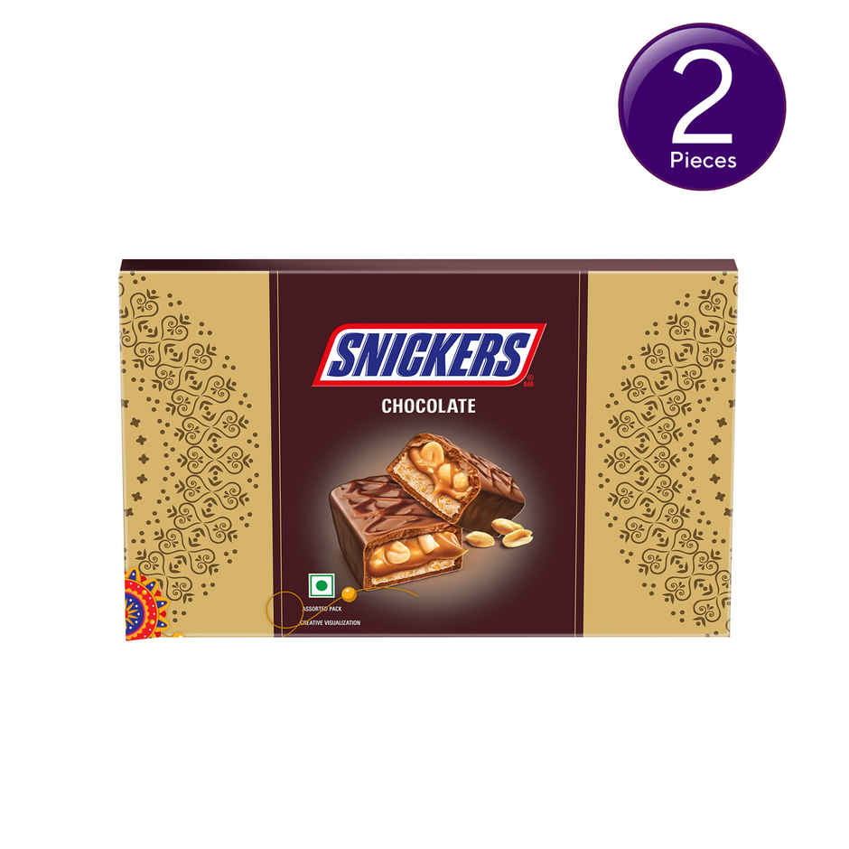 Snickers Gift Pack | 8 Bars | Peanut , Butterscotch, Berrywhip & Peanut Brownie Combo