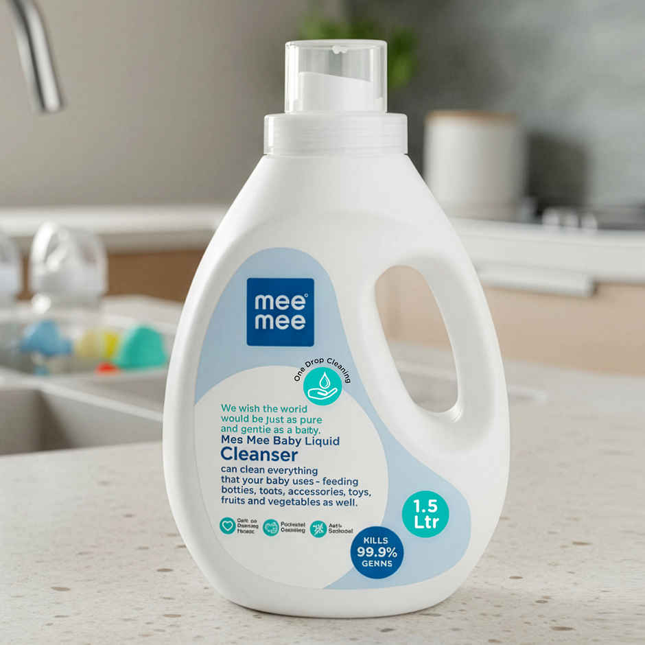 Mee Mee Baby Liquid Cleanser for Bottles | Nipples | Accessories | Toys | Fruits & Vegetables