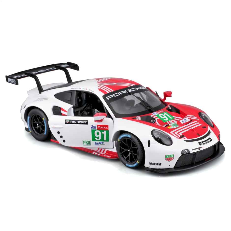 Bburago Licensed 1:24 Model Porsche 911 Rsr Lemans
