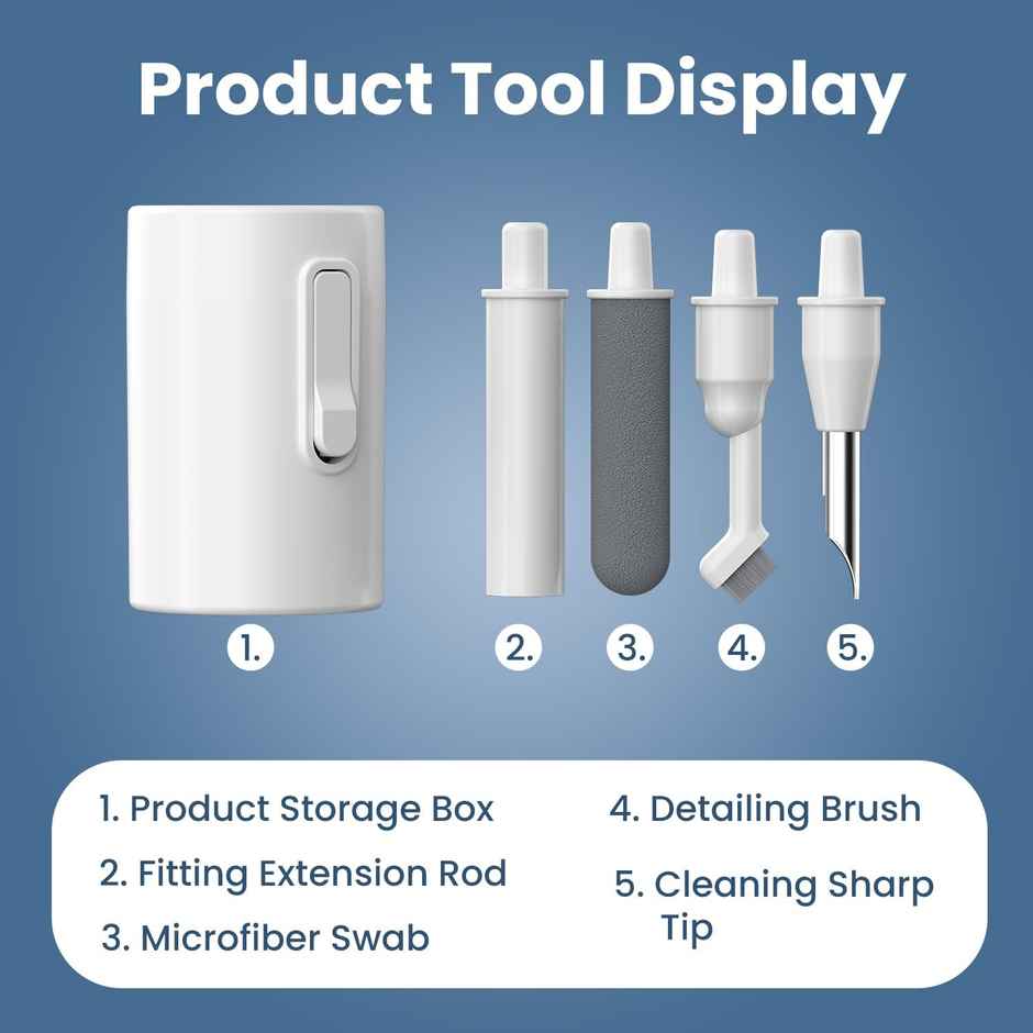 Portronics Clean U 5 In 1 Gadget Cleaning Kit