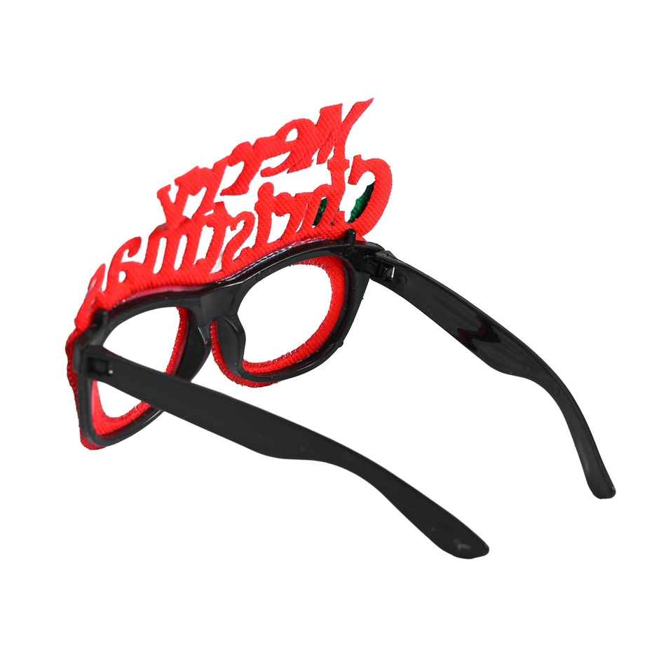 Merry Christmas Red Glitter Goggles | Picfest
