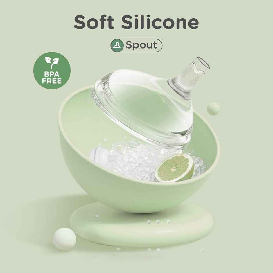 R for Rabbit Tritan Tweet 240 ml Baby Spout Cup (Green)