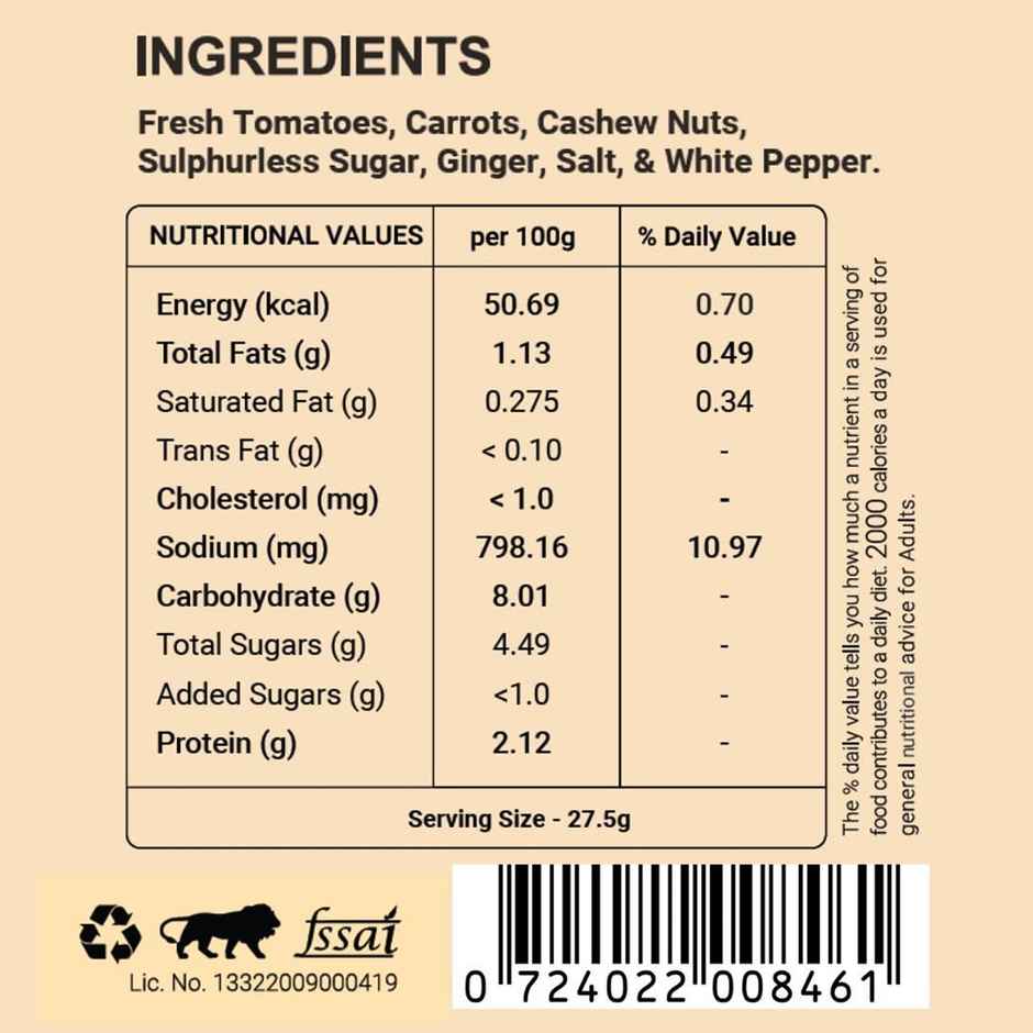 Curryit Tomato Soup Preservative Free