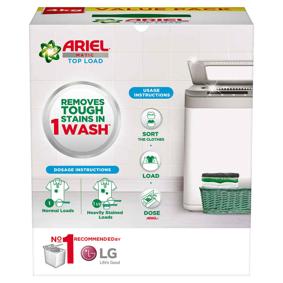 Ariel Matic Detergent Powder Top Load | For Washing Machines