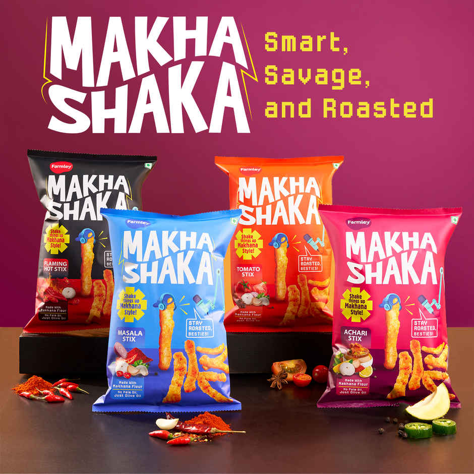 Farmley Makha Shaka- Masala Stix | Made with Makhana