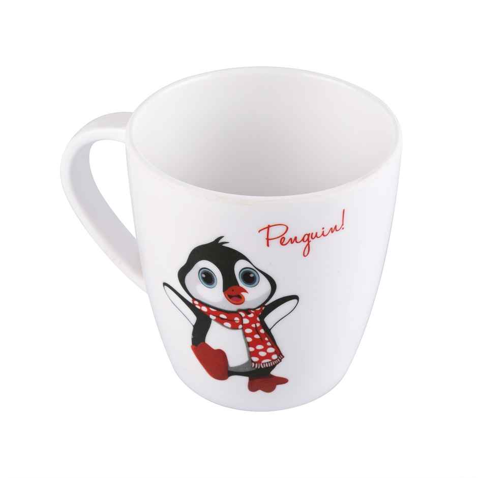 Cello Melamine Joycee Mugs, 200ml, Penguin design(Set of 4) |