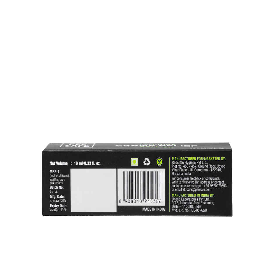 Pee Safe Pain Relief Roll On | Instant Relief from Cramps & Muscular Pain