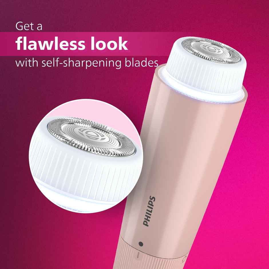 Philips Facial Hair Removal with 360 Degree Hypoallergenic Head|No Skin Irritation | BRR454/00